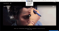 Desktop Screenshot of majik.in